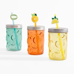 Szklanki I Kubki|inny Szlanka z słomką 500 ml MIX