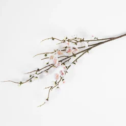 inny Sztuczna gałązka z białymi kwiatami 90 CM