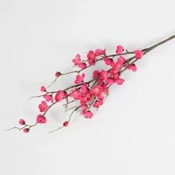 Sztuczne Kwiaty, Rośliny I Gałązki|inny Sztuczna gałązka z kwiatami różowymi 90 cm