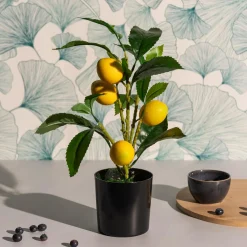 inny Sztuczna roślina w doniczce DRZEWKO CYTRYNOWE 43 cm