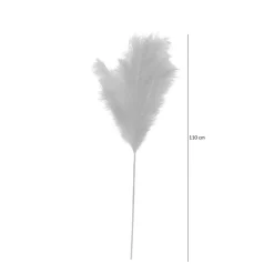 Sztuczne Kwiaty, Rośliny I Gałązki| Sztuczna trawa pampasowa szara 110 cm