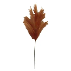 Sztuczne Kwiaty, Rośliny I Gałązki| Sztuczna trawa pampasowa pomarańczowa 110 cm