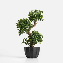 inny Sztuczne drzewko bonsai w czarnej doniczce 32 cm