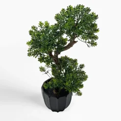 Sztuczne Kwiaty, Rośliny I Gałązki|inny Sztuczne drzewko bonsai w czarnej doniczce 32 cm