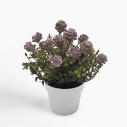 Sztuczne Kwiaty, Rośliny I Gałązki|inny Sztuczne kwiaty w doniczce różowe 23 cm