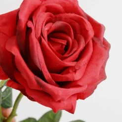 inny Sztuczny kwiat czerwony RÓŻA 58 cm