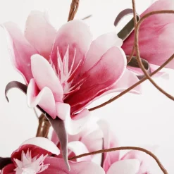 inny Sztuczny kwiat magnolia 100 cm różowy
