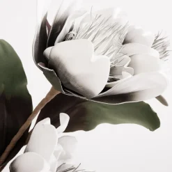 inny Sztuczny kwiat magnolia szary 103 cm