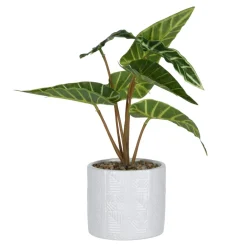 Sztuczny kwiat w ceramicznej doniczce 27 cm MIX