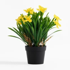 Sztuczne Kwiaty, Rośliny I Gałązki|inny Sztuczny kwiat w doniczce 26 cm MIX