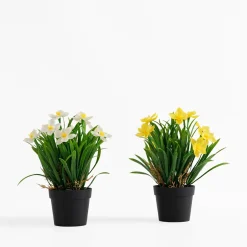 Sztuczne Kwiaty, Rośliny I Gałązki|inny Sztuczny kwiat w doniczce 26 cm MIX