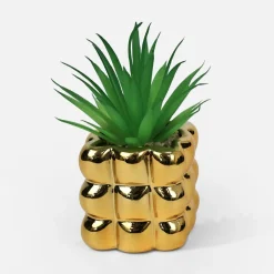 Sztuczne Kwiaty, Rośliny I Gałązki|inny Sztuczny kwiat w złotej docznice 15 cm