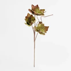 inny Sztuczny kwiat zieleń brąz 70 cm