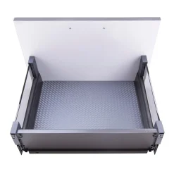 Systemy Szuflad|Qubik Szuflada INSIDE SYSTEM mini box wysoki 40 ap/szkło antracyt