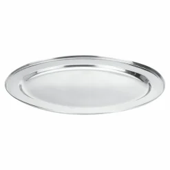 Taca owalna ze stali nierdzewnej 35x21 cm