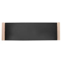 Miski, Patery I Półmiski| Taca patera łupkowa z bambusowymi rączkami 50x15 cm