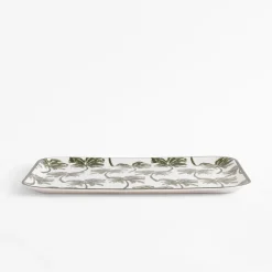 inny Taca z melaminy w palmy 36,5x29 cm MIX