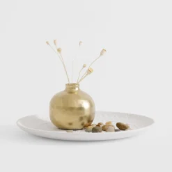 inny Talerz dekoracyjny biały 29,5 cm