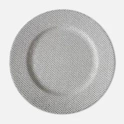 inny Talerz dekoracyjny biały 33 cm