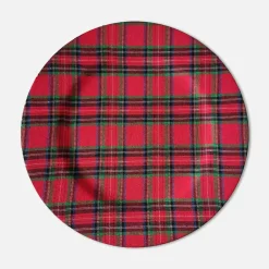 inny Talerz dekoracyjny czerwony 33 cm