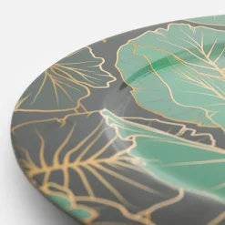 Patery Dekoracyjne|inny Talerz dekoracyjny egzotyczne liście 33 cm