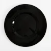 inny Talerz dekoracyjny podtalerz czarny 33 cm
