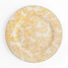 Patery Dekoracyjne|inny Talerz dekoracyjny podtalerz w złote liście 33 cm