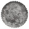Talerz dekoracyjny podtalerz metaliczny szary 33 cm