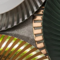 Patery Dekoracyjne| Talerz dekoracyjny srebrny 33 cm