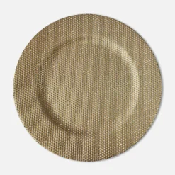 Patery Dekoracyjne|inny Talerz dekoracyjny złoty 33 cm