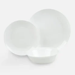 Talerze| Talerz deserowy biały ZURIA 21,6 cm