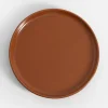 Talerze| Talerz deserowy brązowy PAPILAR 20 cm
