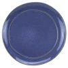 Talerz deserowy ceramiczny niebieski MOLLIS 20 cm