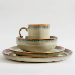 inny Talerz deserowy ceramiczny AURORA 21,5 cm