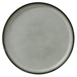 Talerze| Talerz deserowy ceramiczny szary SUELO 21 cm
