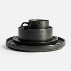 Talerze|inny Talerz deserowy czarny CARBONO 20 cm