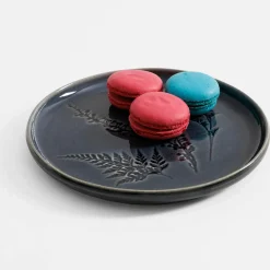 inny Talerz deserowy niebieski FOLIO 20 cm