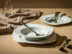 Talerz deserowy porcelanowy WAVE 20,5x18,5 cm