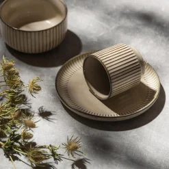 Talerze| Talerz deserowy z ceramiki AUREA 21,2 cm