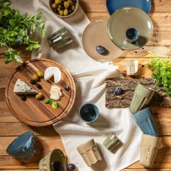 Talerze|Prima Cucina Talerz deserowy zielony BRILLAR 20 cm