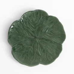 inny Talerz deserowy zielony KAPUSTA 21 cm