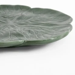 inny Talerz deserowy zielony KAPUSTA 21 cm