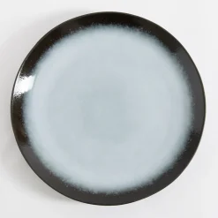 inny Talerz obiadowy brązowo-szary MALAM 26,6 cm