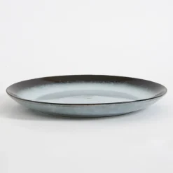 inny Talerz obiadowy brązowo-szary MALAM 26,6 cm