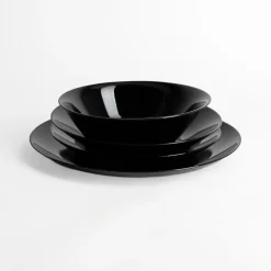 inny Talerz obiadowy czarny NOIR 26,6 cm