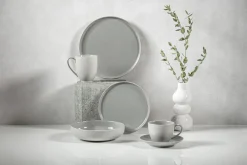 Porcelana Bogucice Talerz obiadowy GRANITE szary 26,5 cm