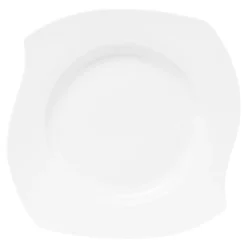 Talerze| Talerz obiadowy porcelanowy WAVE 27,5×23,9 cm