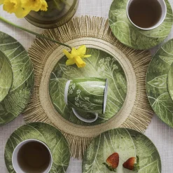 Lubiana Talerz obiadowy zielony CZTERY PORY ROKU 27 cm