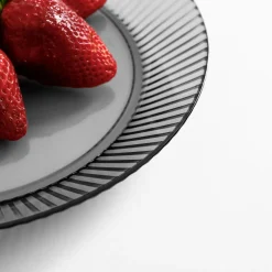 Grill I Piknik|inny Talerz plastikowy szary 23 cm