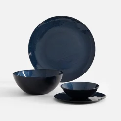 Talerze|inny Talerz szklany granatowy 32 cm